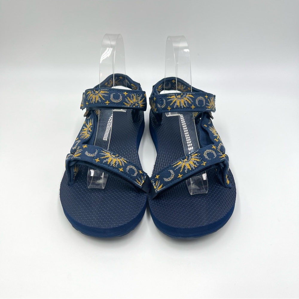 Teva Womens Original Universal Star Moon Navy Blue Sandals Shoes Size 7 NEW - Picture 3 of 13